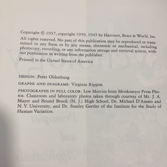 Vintage psychology text book third edition T.L Engle 1957 - Picture 4 of 5